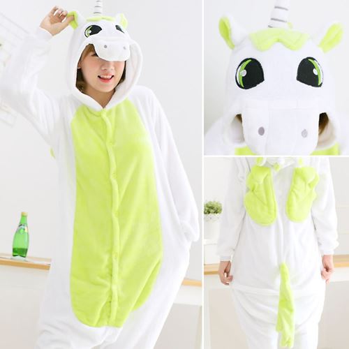 green unicorn onesie